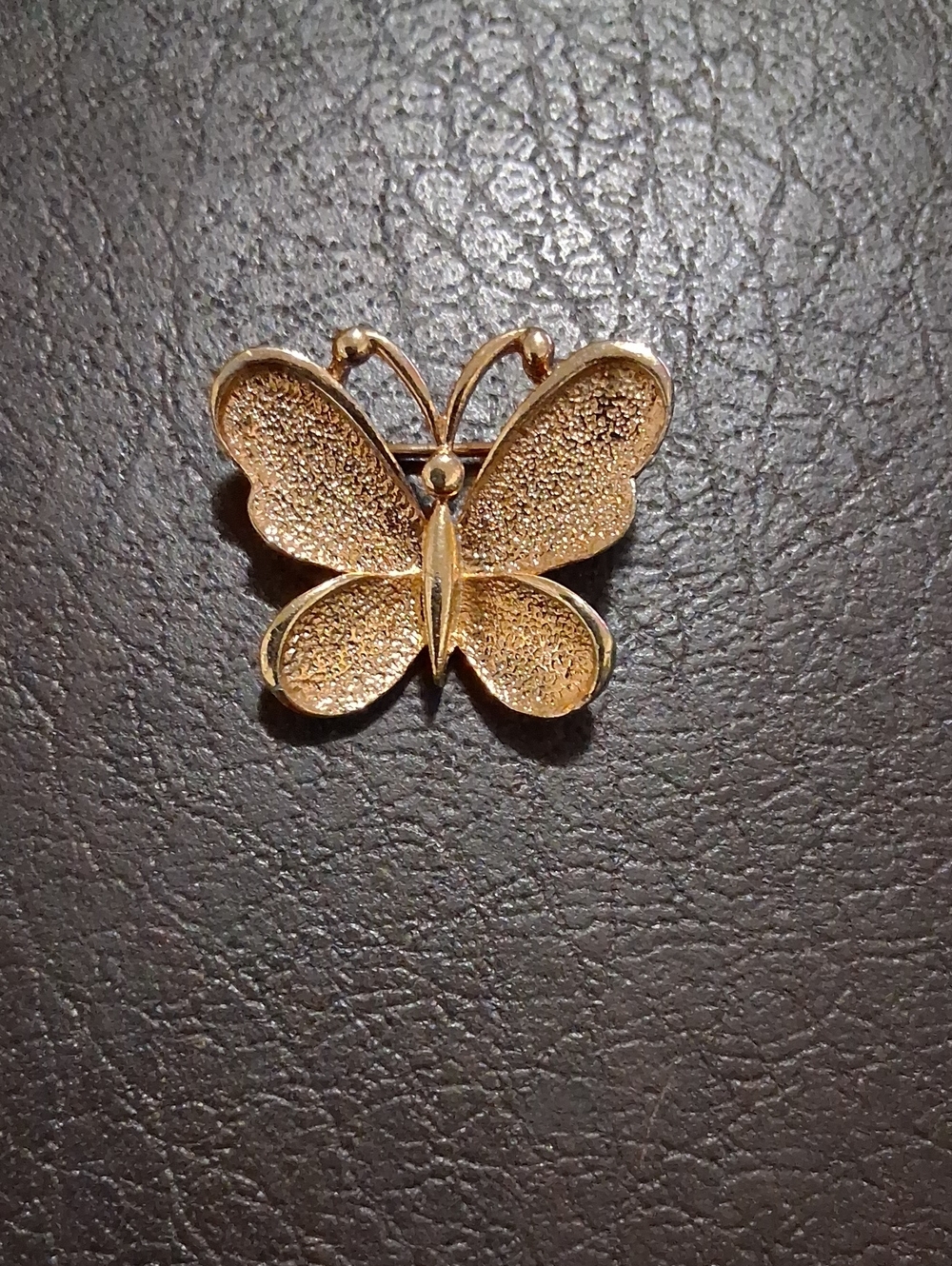 Sarah Coventry vintage gold Butterfly Brooch